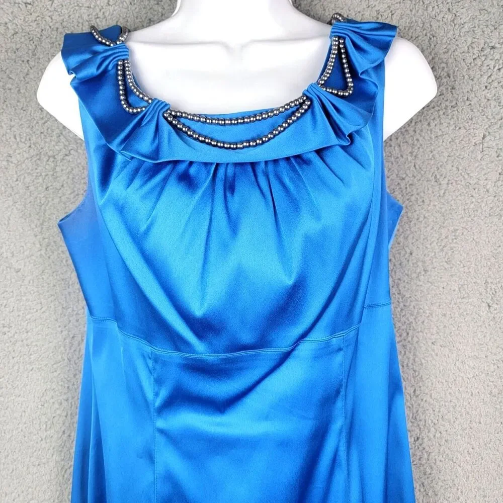 Donna Ricco New York Dress Womens 8 Ruched Cocktail Dressy
